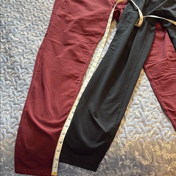 Baleaf Black and Red Leggings with Soft Stretch Fabric - Picture 2 of 5